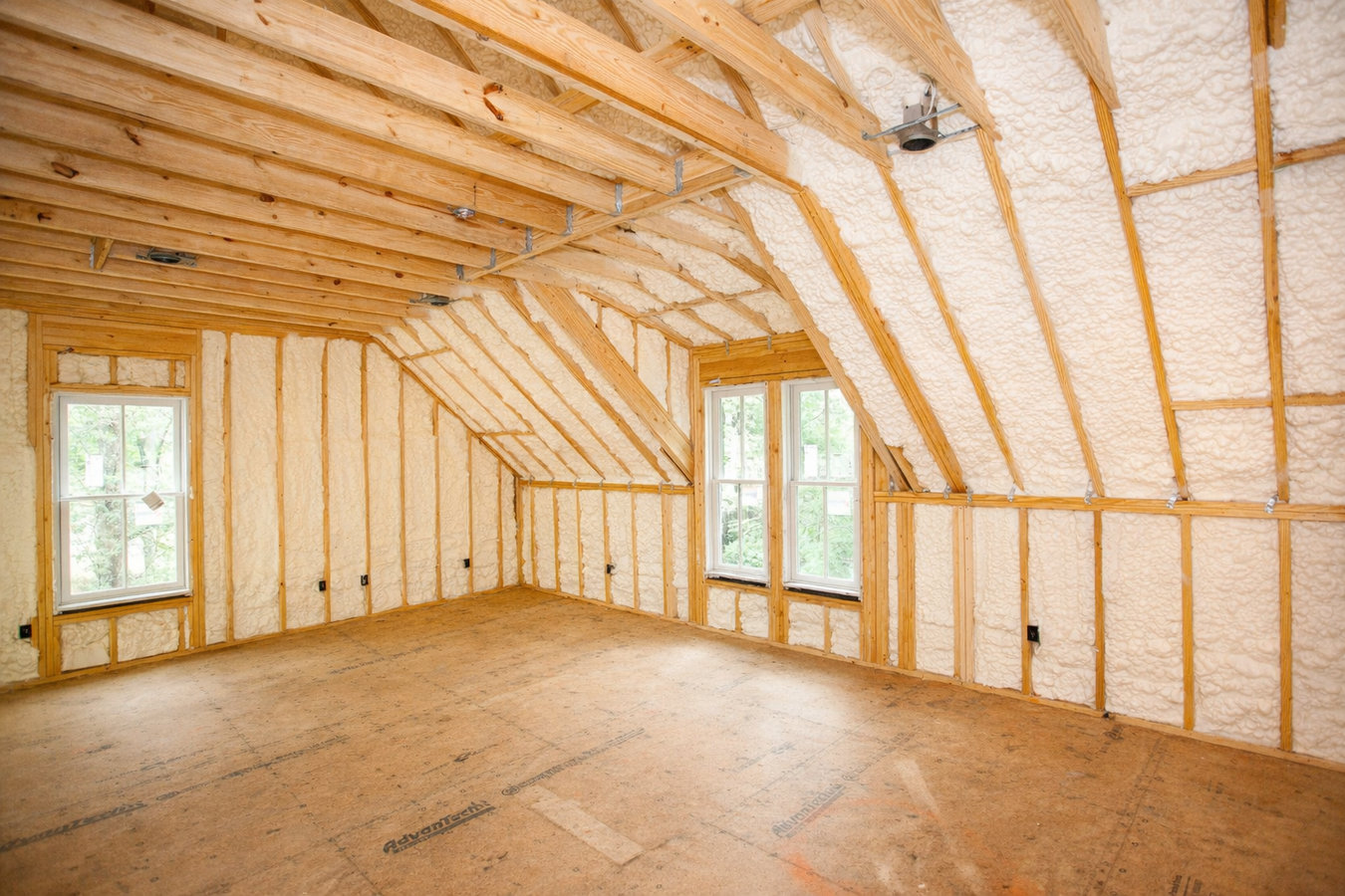 Open-cell foam insulation